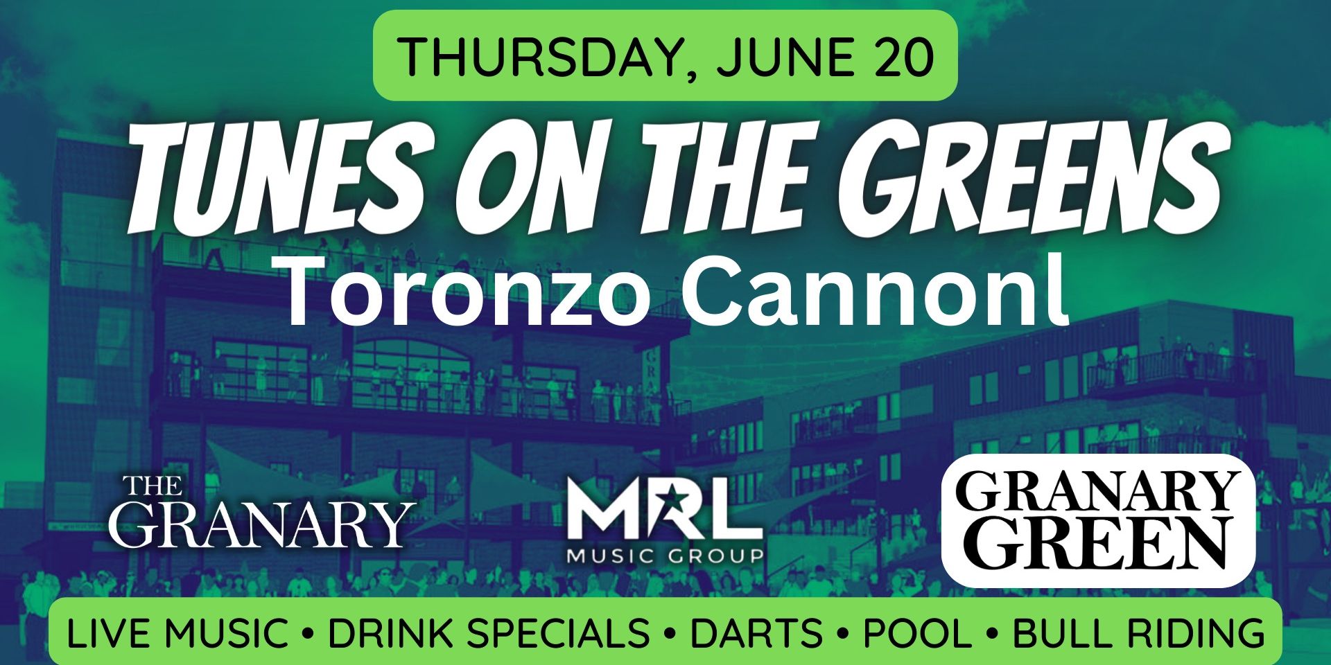 Tunes on the Green with Toronzo Cannon promotional image