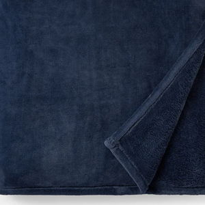 Company Plush™ Microfleece Blanket | The Company Store (Full/Queen Navy)
