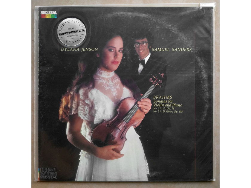 Sealed/RCA Digital/Dylana Jenson/Brahms - Sonatas for Violin and Piano Nos. 1 & 3 / Audiophile Pressings