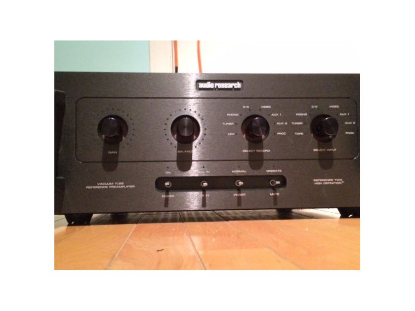 Audio Research Reference mkII 2 Black Face Plate Fantastic Tube Sound