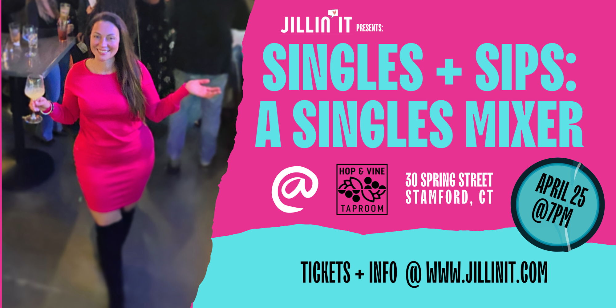 Singles + Sips: A Singles Mixer + Matchmaking Taproom Event promotional image