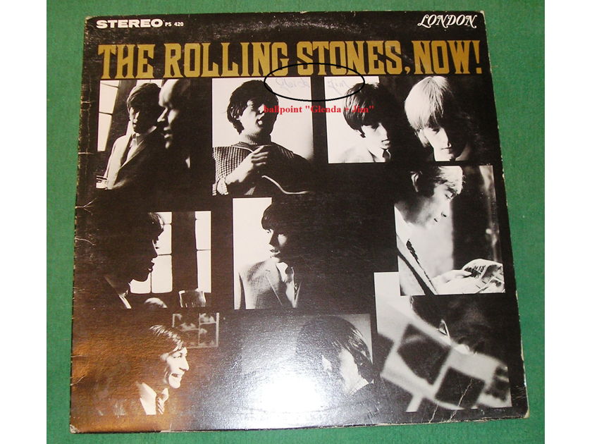 ROLLING STONES - NOW! -  - LONDON PS-420  CANADA "SUNRISE LABEL" **IMPORT NM 9/10**