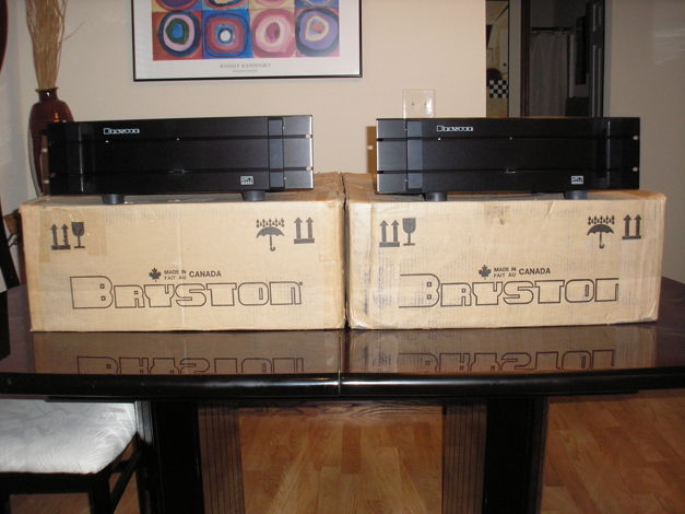 Bryston 7B-ST Pro Series Black Monoblock Amplifiers