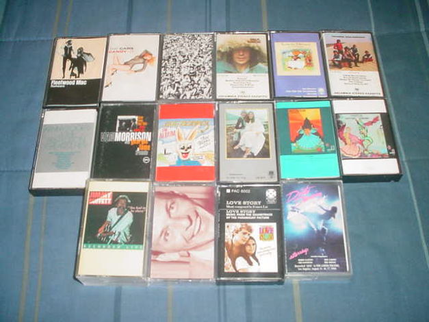 Audio Cassette Tape lot of 16 pop rock misc - mountain ...