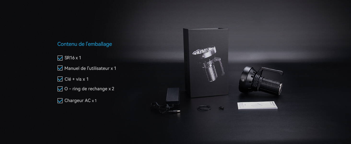 Lampe torche IMALENT SR16 55000 lumen