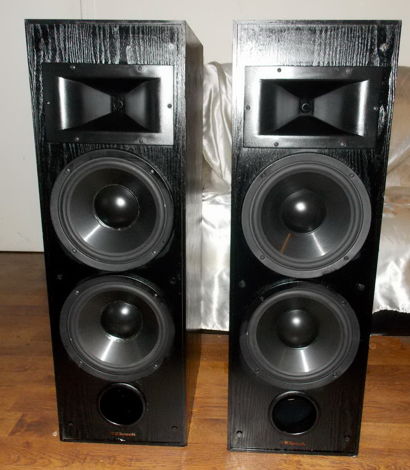 Klipsch  KM-6 KG-5.5 large tower speakers with dual 10"...
