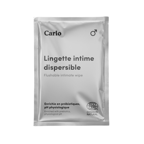Lingettes intimes masculines individuelles - 5x7