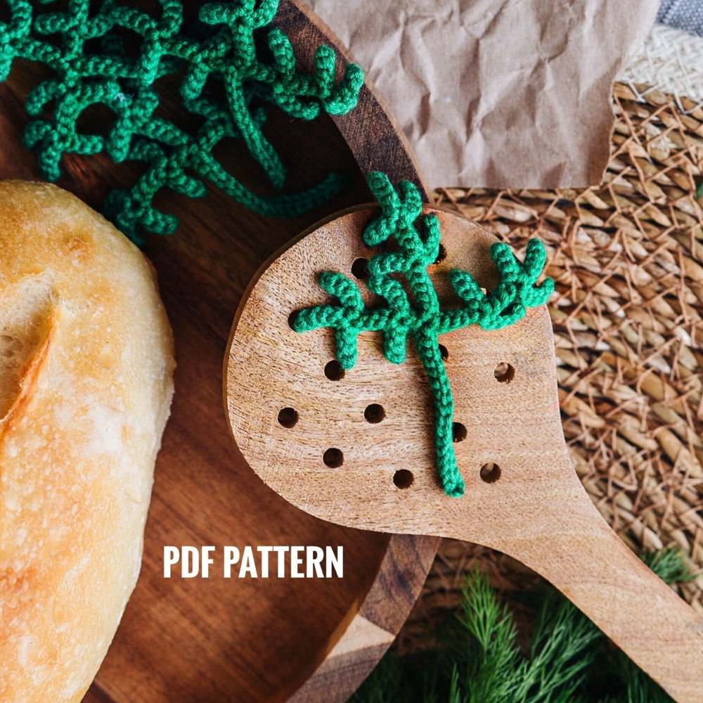 DILL Haakpatroon PDF Haakplant Haakbloempatroon Voedsel Haakpatroon Amigurumi Plant Haakpatroon Botanisch