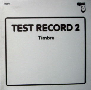 ★Audiophile★ OPUS 3 / - Test Record 2 - Timbre, MINT(OOP)!