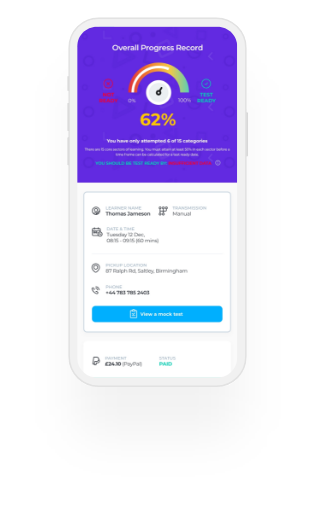 Driveli app on phone