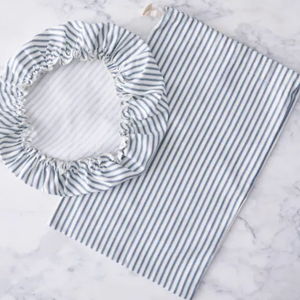 Dot and Army Bread Bag & Bowl Cover Set in 2 Colors