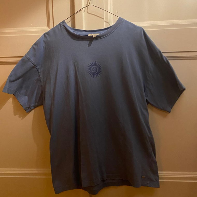 T-shirt Bleu Pull&Bear