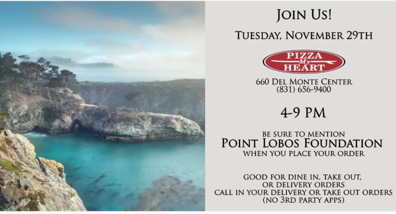 Fundraiser for the Point Lobos Foundation!