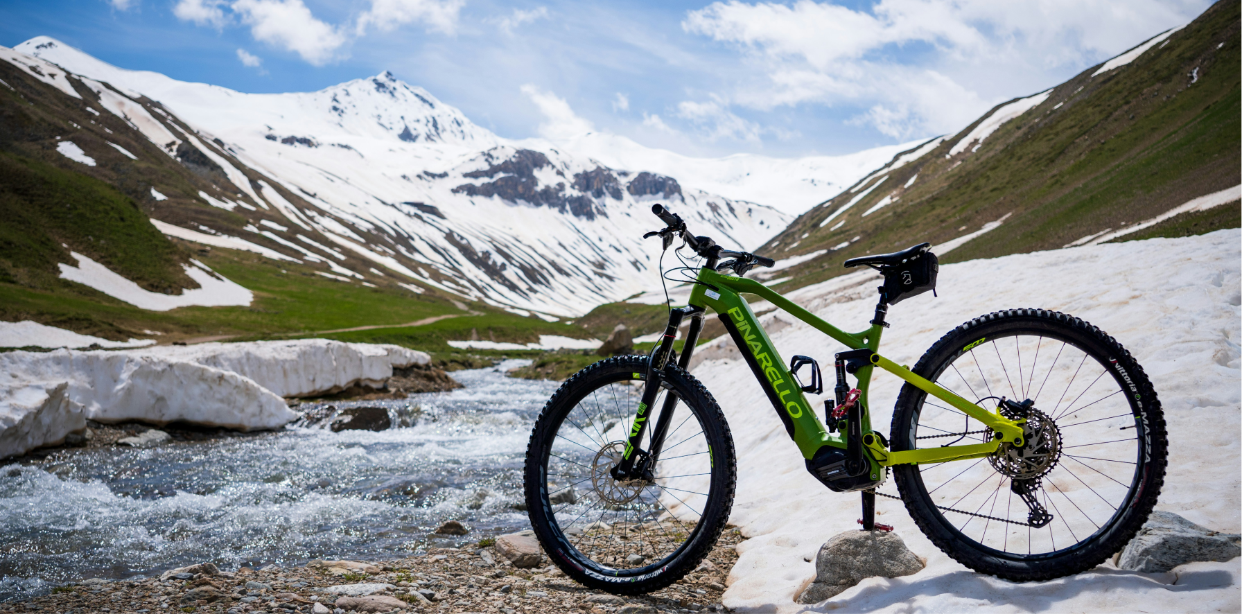 bicicleta eléctrica de montaña pinarello doble suspension