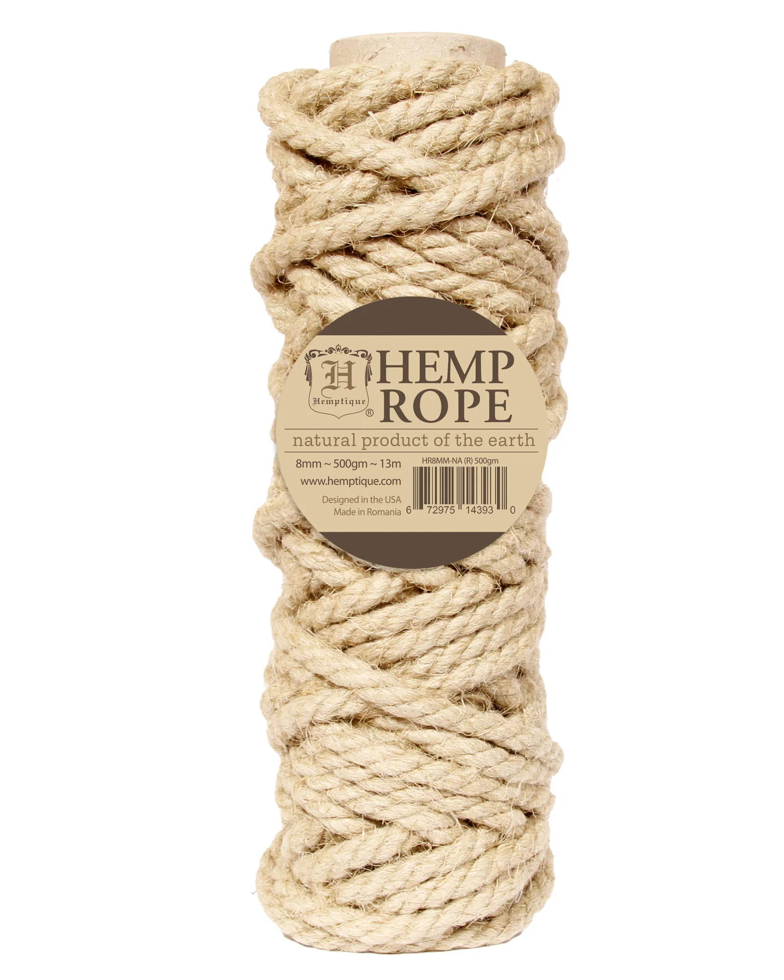 8mm Hemp Rope - Half Kilo