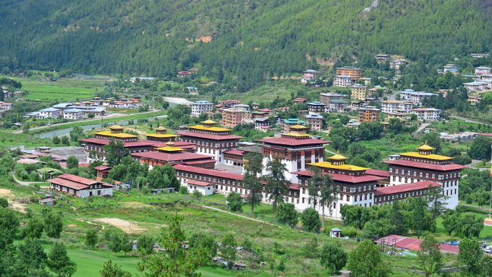 Thimphu in Bhutan has a unique architectural policy mandating that all buildings be designed in the traditional Bhutanese style