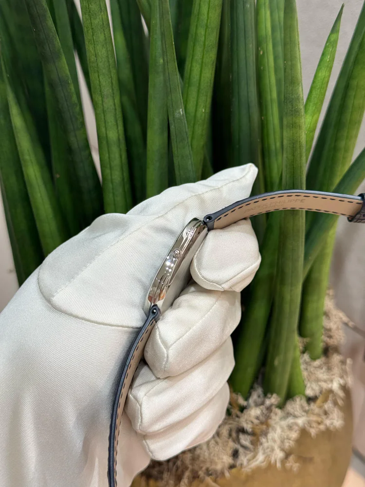 Patek Philippe Golden Ellipse Platinum Blue Dial