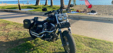 2010 HARLEY-DAVIDSON FXDF DYNA FAT BOB (BLACK) motorcycle for rent near Honolulu , HI