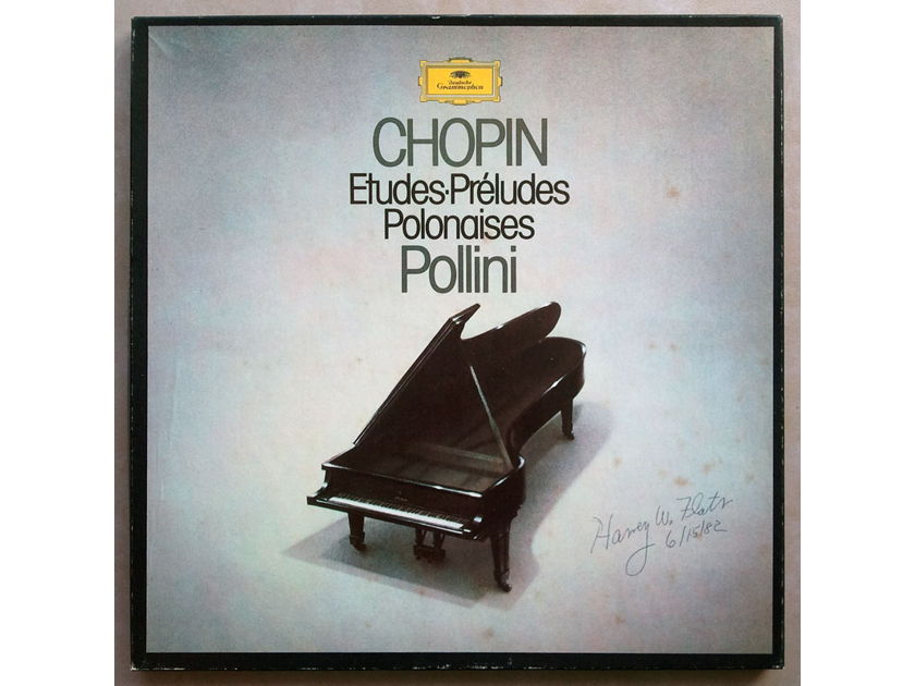 DG | POLLINI/CHOPIN - Etudes, Preludes, Polonaises / 3-LP / NM