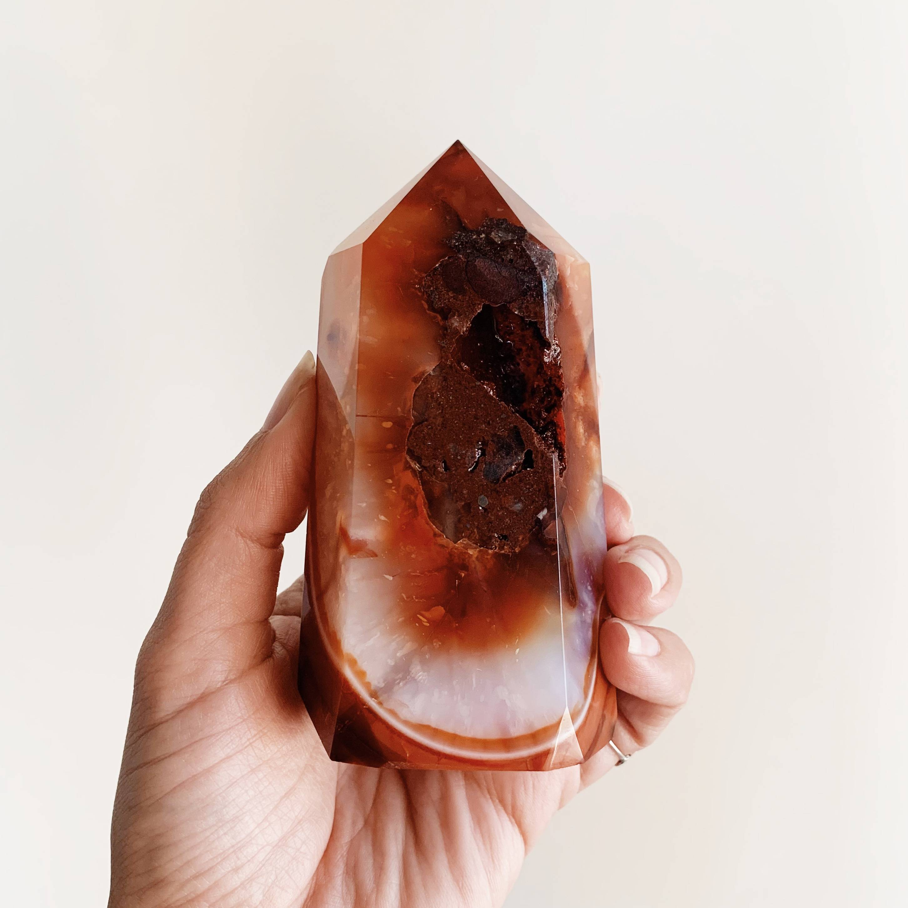 Carnelian Tower, One of the Sacral Chakra Stones