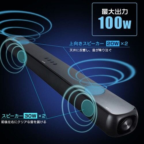 最大出力100W