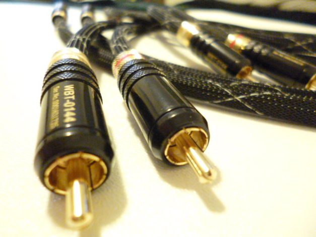 Schmitt Custom Audio WBT-0144 Locking RCA Cables 1 mete...