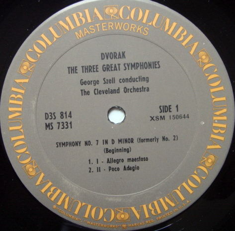 Columbia / GEORGE SZELL,  - Dvorak The Three Great Symp...