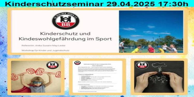 Kinderschutzsiegel des LSB : ein weiteres Seminar geplant.