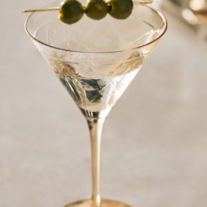 The Met x Anthropologie Martini Glasses, Set of 4