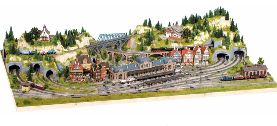 Baden-Baden N scale NOCH Preformed Layout