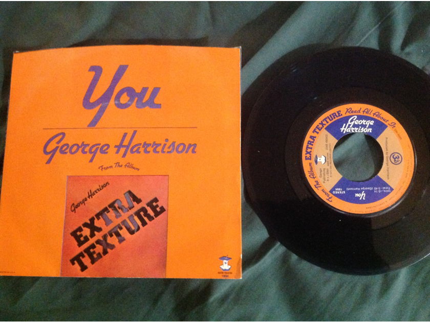 George Harrison - You Apple Records 45 With Sleeve