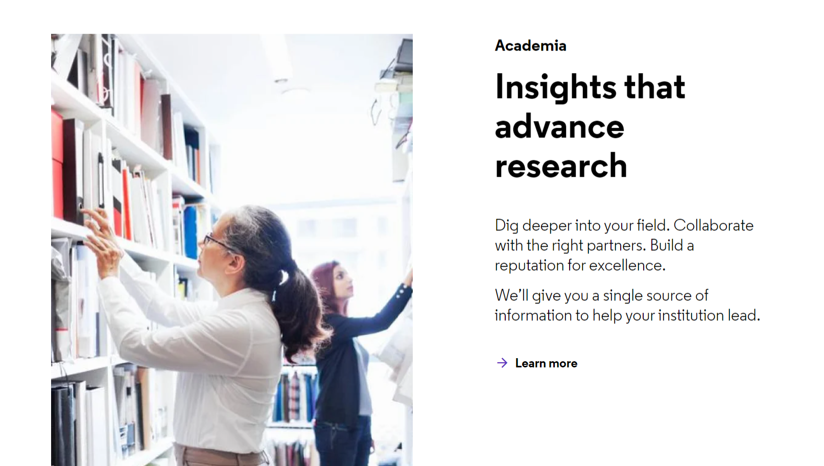 Clarivate product / service