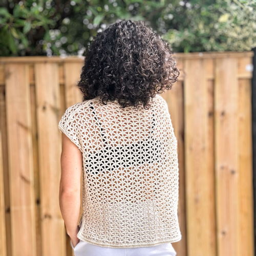 Maak het perfecte T-shirt voor de zomer | Lace Meadow Tee haakpatroon