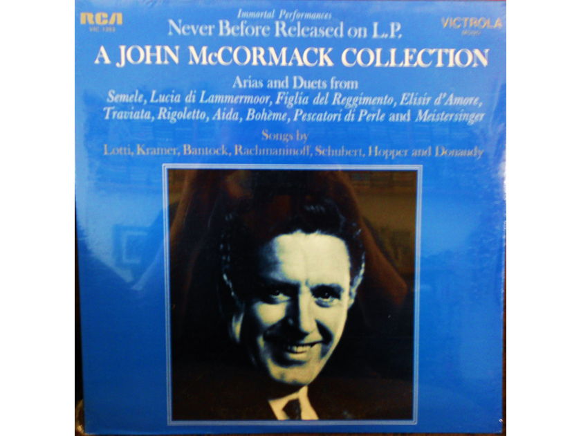 FACTORY SEALED ~ JOHN McCORMICK ~  - A COLLECTION ARIAS AND DUETS~NEVER BEFORE RELEASED ON L.P. ~  RCA VIC 1393 (1969)