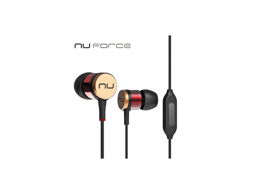 NuForce NE730M  Nuforce NE730M Dynamic HiFi In-ear Earphones  -  RED