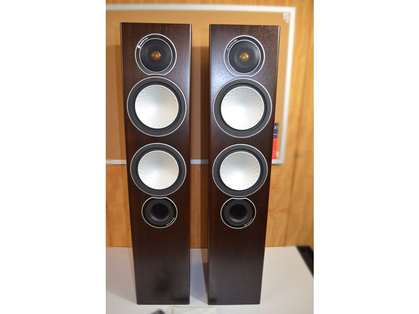 Monitor Audio Silver 6 Floorstanding Loudspeaker Walnut (Pair)