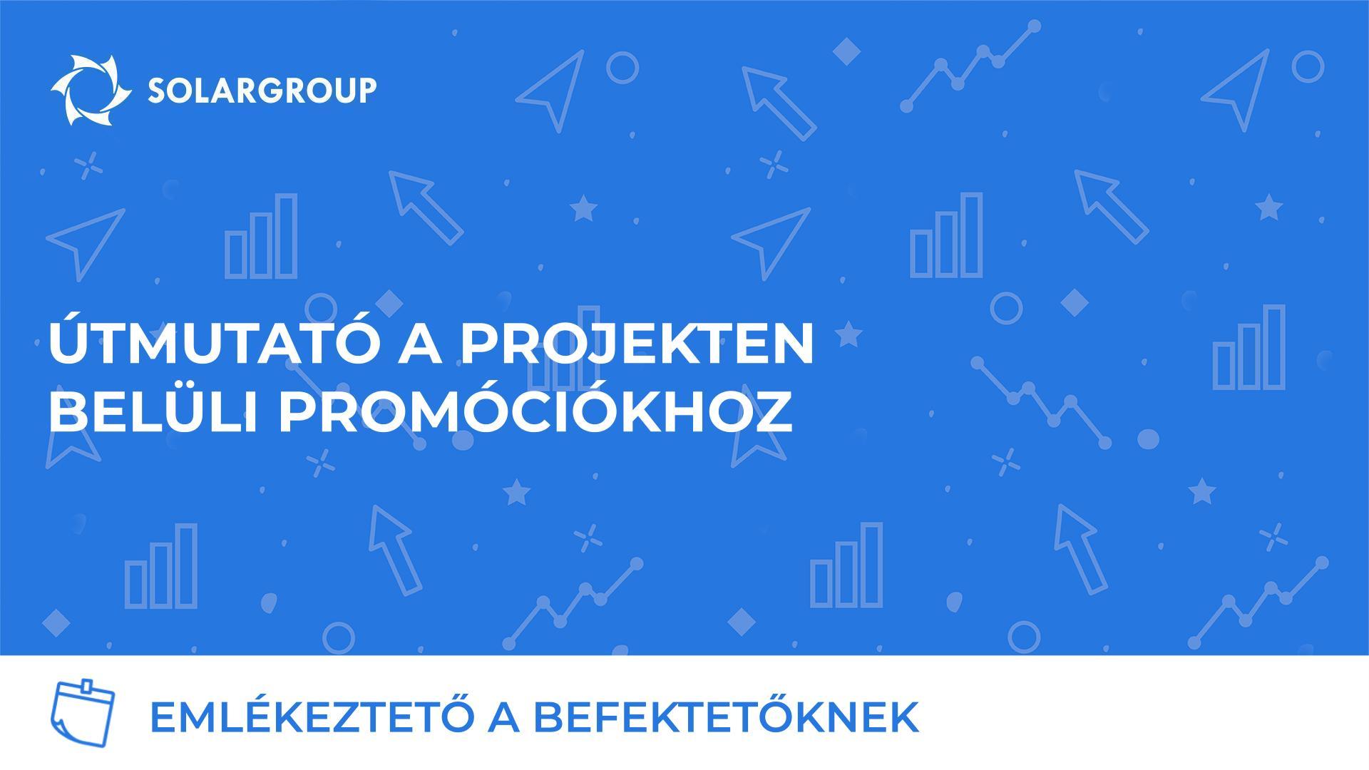 Emlékeztető a befektetőknek: útmutató a projekten belüli promóciókhoz