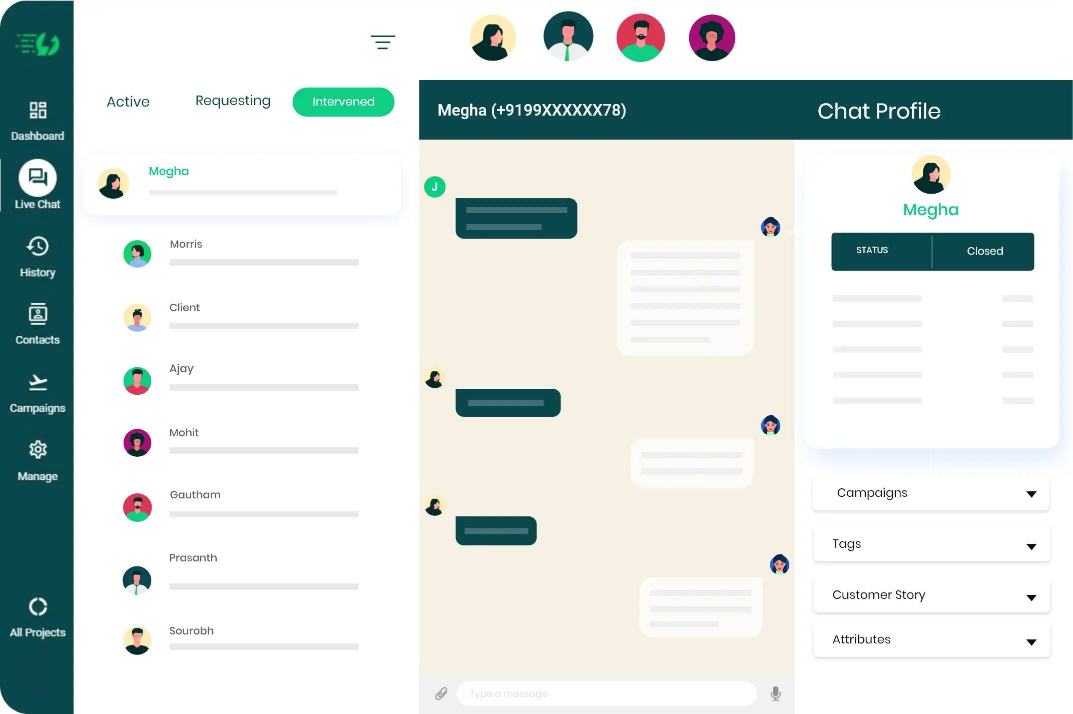 Transfer Chats from Chatbot to Live Chat Agent - AiSensy App