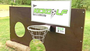 fussballgolf baskettballkorb