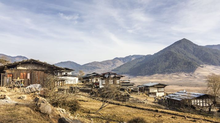 Phobjikha Valley offers breathtaking panoramic views of the surrounding mountains, including the majestic Black Mountain National Park, making it a paradise for nature enthusiasts and hikers alike