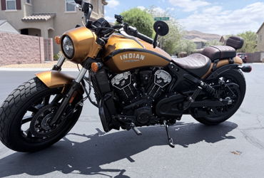 2023 INDIAN SCOUT BOBBER ABS motorcycle for rent near Las Vegas, NV
