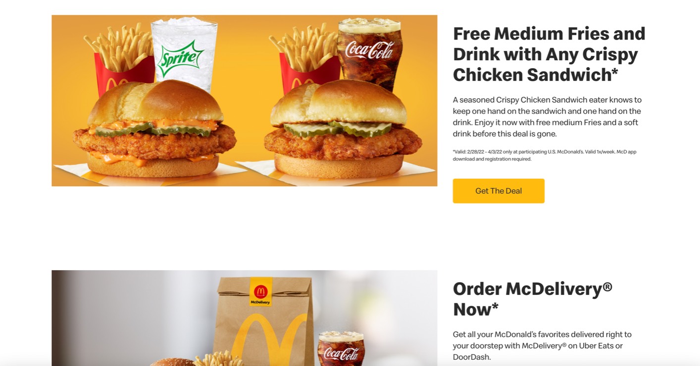 McDonald's Corporation product / service