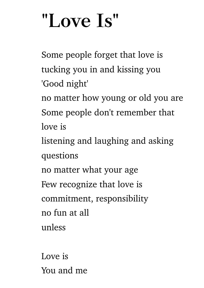 Love Poems Nikki Giovanni