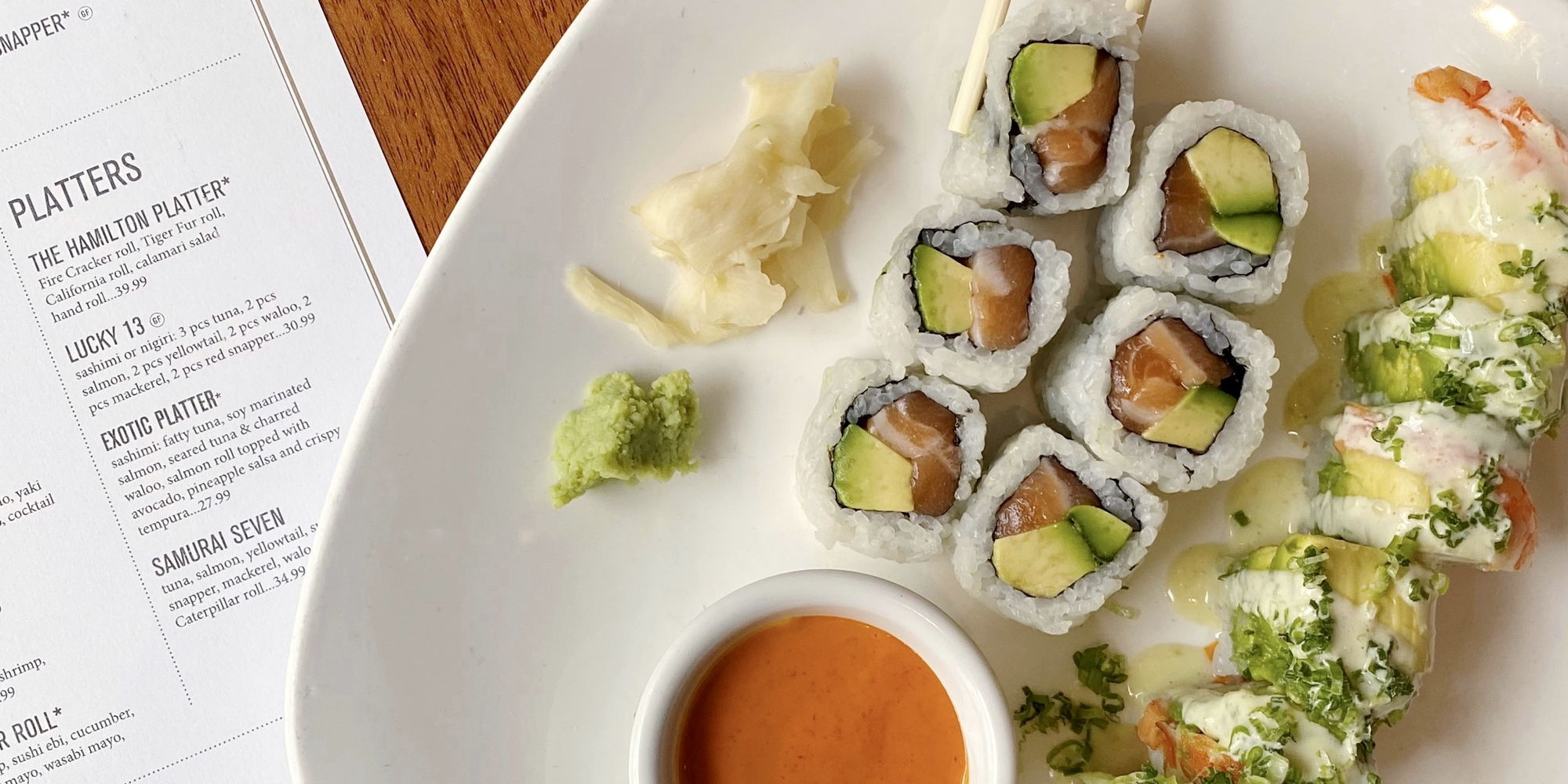 Sushi Happy Hour at The Hamilton promotional image