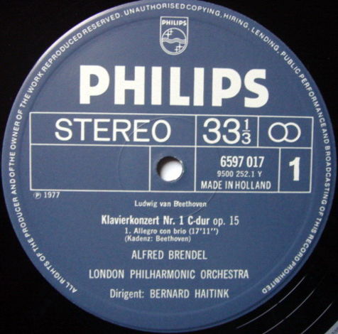 Philips / BRENDEL-HAITINK, - Beethoven Complete Piano C...
