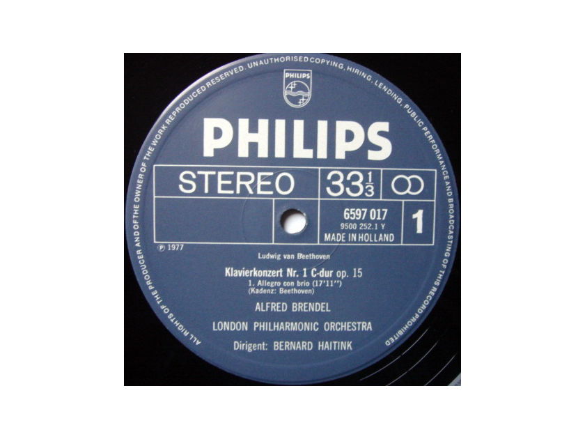 Philips / BRENDEL-HAITINK, - Beethoven Complete Piano Concertos, MINT, 5 LP Box Set!