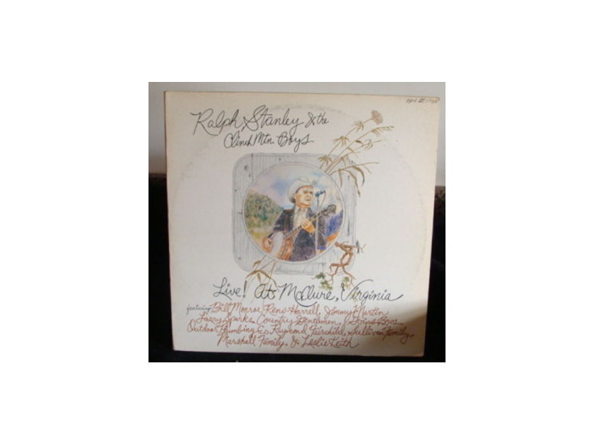Ralph Stanley & Clinch Mtn. Boys  -  Gatefold 2Lps Live At Mclure Virginia Near Mint Near Mint