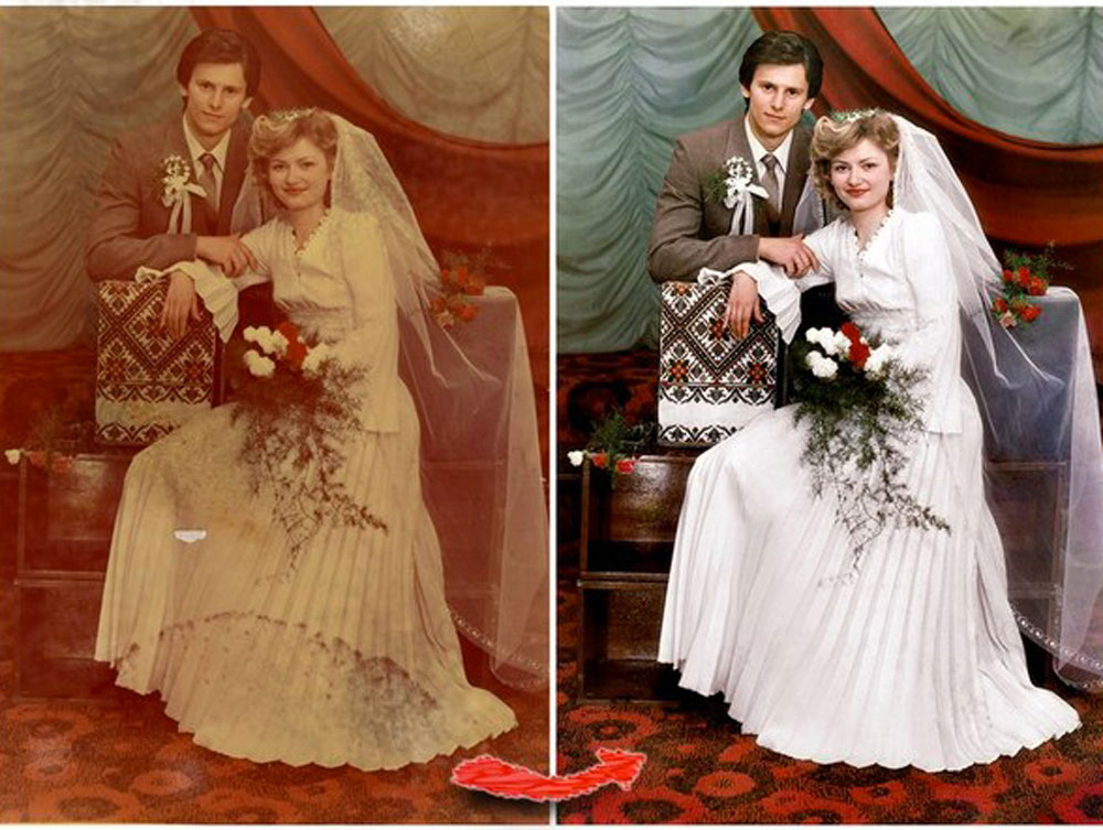 Восстановление и реставрация старых фотографий