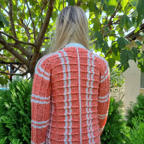 Crochet cardigan or jacket