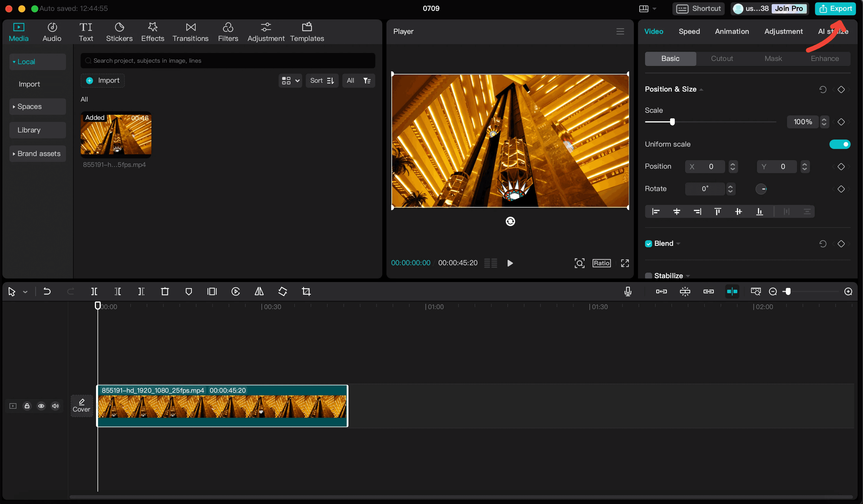 How to export your video on CapCut